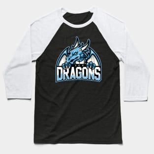 Ice Dragons Baseball T-Shirt